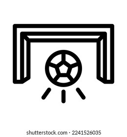 goal post icon illustration vector graphic