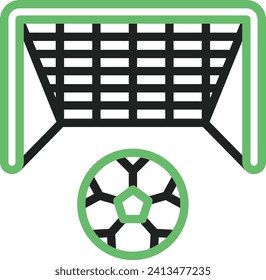 Goal Post icon vector image. Suitable for mobile application web application and print media.