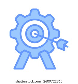 Goal Setting Icon Element for Design