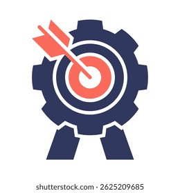 Elemento de icono de ajuste de objetivos para el diseño