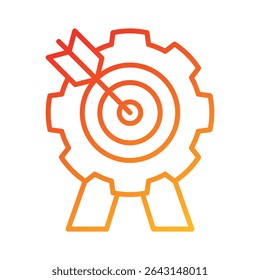 Elemento de ícone de configuração de meta para design