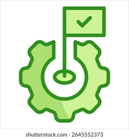 Elemento de icono de ajuste de objetivos para diseño