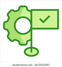 Elemento de icono de ajuste de objetivos para diseño