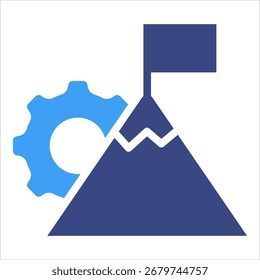 Elemento de icono de ajuste de objetivos para diseño