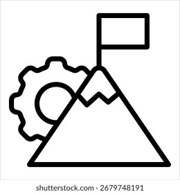 Elemento De Ícone De Configuração De Meta Para Design