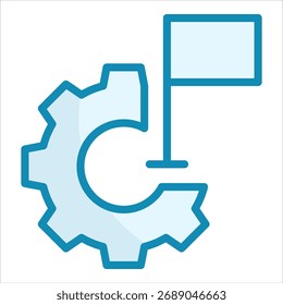 Elemento de icono de ajuste de objetivos para diseño