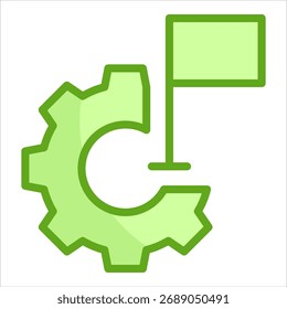 Elemento De Ícone De Configuração De Meta Para Design