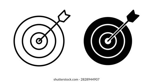 Goal Setting icon representing objectives, planning, achievement, motivation, progress, and personal or business success. This editable vector icon is suitable for business strategy, education, personal development, project management, coaching, presentations, websites, and applications.