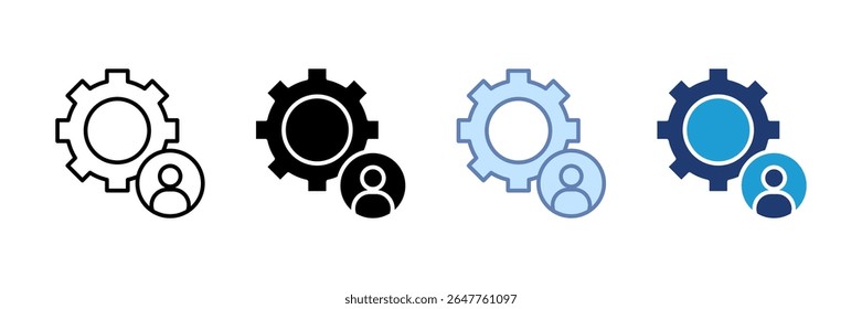 Goal Setting Icon Set Multiple Style Collection