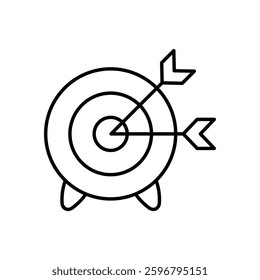 Goal Setting icon vector stock illustration
