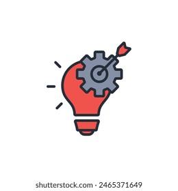 Vector.Símbolo de estilo lineal editable.Símbolo de estilo lineal para utilizar Diseño web,logotipo.Ilustración de símbolo.