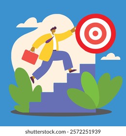 
Goal setting, Success Journey, Achieve Your Dreams, Motivation, Climbing To Success, Target Achieved, Stay Focused, Inspiration Daily, Steps To Success, 