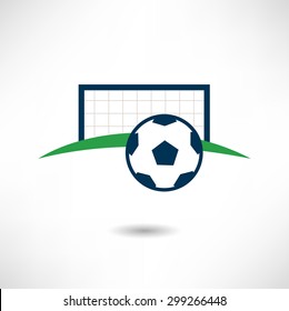 a goal in soccer icon