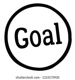 Goal stamp , label