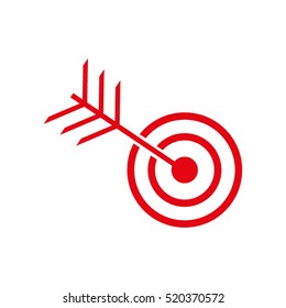 goal, target, hit, vector icon, eps10