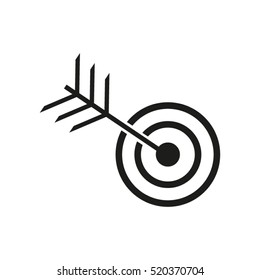 goal, target, hit, vector icon, eps10