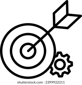 goal target icon vector smart diagram