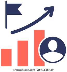 Icono de Vector simple y claro que ilustra una idea o función esencial