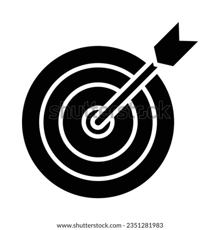 Goal Vector Glyph Icon For Personal And Commercial Use.
