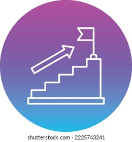 Goal vector icon. Can be used for printing, mobile and web applications.