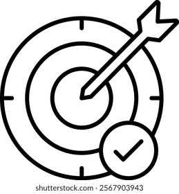 Goal vector icon. Can be used for printing, mobile and web applications.