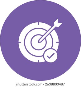 Goal vector icon. Can be used for printing, mobile and web applications.