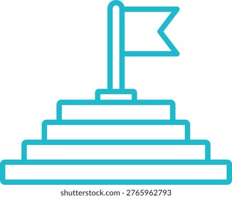 Goal vector icon. Can be used for printing, mobile and web applications.