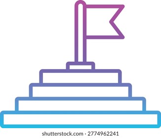 Goal vector icon. Can be used for printing, mobile and web applications.