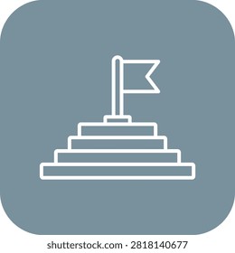 Goal vector icon. Can be used for printing, mobile and web applications.