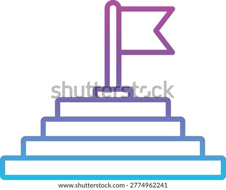 Goal vector icon. Can be used for printing, mobile and web applications.