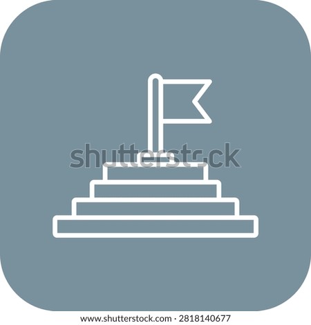Goal vector icon. Can be used for printing, mobile and web applications.