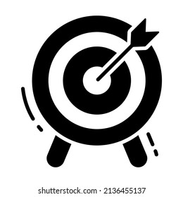 goal vector icon. Illustration for graphic and web design.