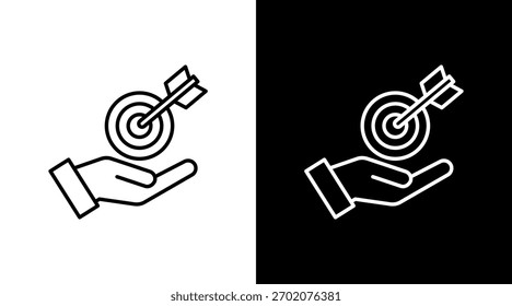Design do Conjunto de Ícones Brancos da Meta