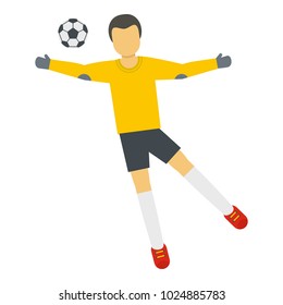 Goalee icon. Flat illustration of goalee vector icon for web