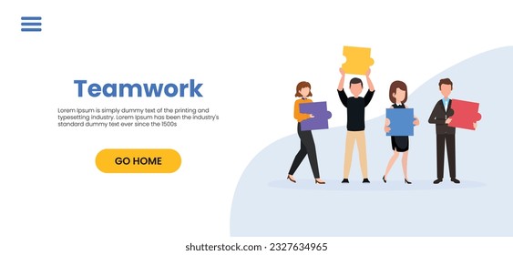 Goal-focused, increase motivation, way to achieve the goal, support and teamwork, help in overcoming obstacles, vector illustration