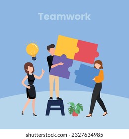 Goal-focused, increase motivation, way to achieve the goal, support and teamwork, help in overcoming obstacles, vector illustration