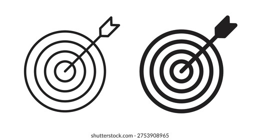 Goalfor banner ands outline vector set. icon vector isolated on white background. EPS 10