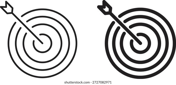 Goalfor banner ands set. Simple line vector illustrationaging design Vector illustrationsnting icons set. Simple line vector illustration