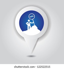 Goal,Human resource symbol,Vector