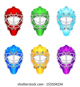 Goalie helmets