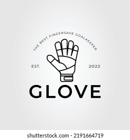 diseño vectorial del logotipo glove o boxing mitt