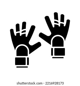 Goalkeeper gloves icon. sign for mobile concept and web design. vector illustration
