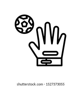 goalkeeper icon, vector and illustration