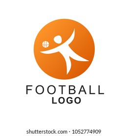 goalkeeper logo template vector illustration. soccer logo design