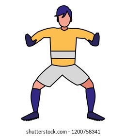 goalkeeper man icon