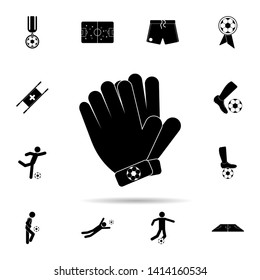 Torhüter's Gloves Symbol. Universeller Fußballfußball für Website-Design und -Entwicklung, App-Entwicklung