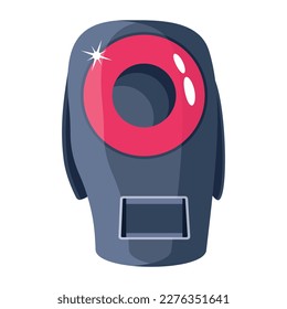 Goalkeeping glove icon vector in 2d style 