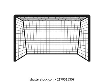 Goalpost icon on white background.