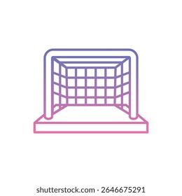 Goalpost Icon vector stock illustration