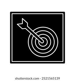 goals concept line icon. Simple element illustration. goals concept outline symbol design.